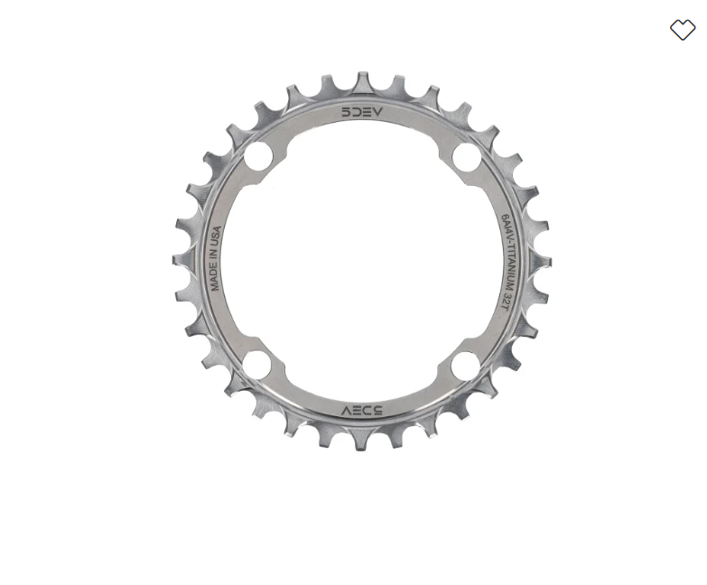 5Dev Titanium Chainring