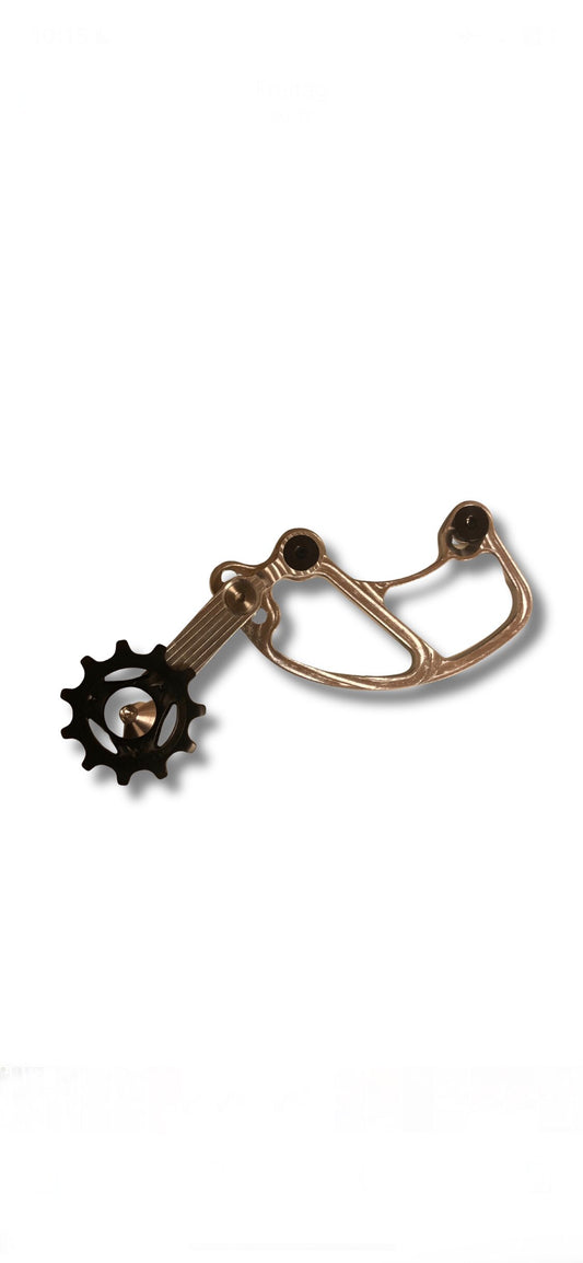 Bashguard with integrated chain-tensioner